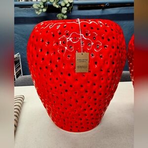 TJMaxx CottageCore Rare TikTok Viral Strawberry One Stool/End Table